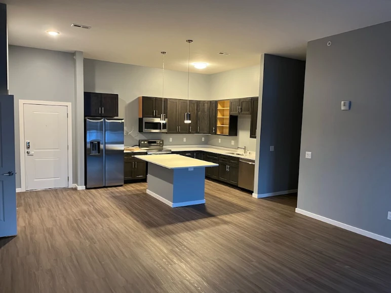 Commercial stone and cabinet kitchen project